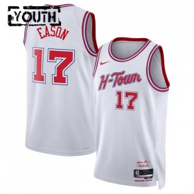 Dres Houston Rockets Tari Eason Nike 2025-26 City Edition Bijela Swingman - Dječji
